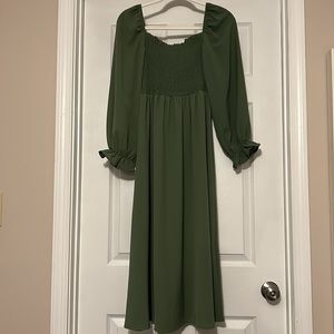 Boho Square Neck Dress Size Small